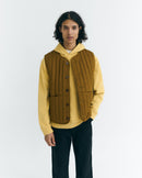 Chaleco acolchado amarillo Jon sostenible - 1