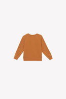 Sweat - Sandy Marron Illustration Fleuri