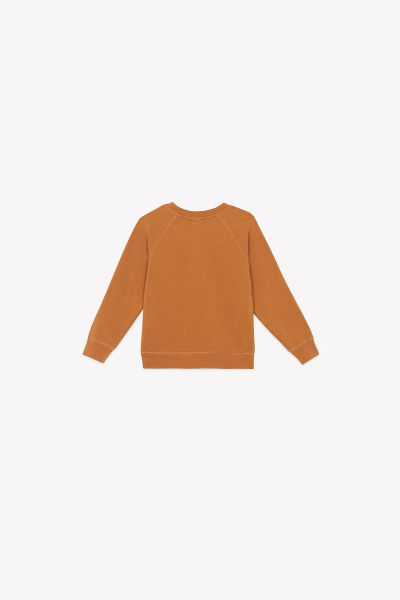 Sweat - Sandy Marron Illustration Fleuri