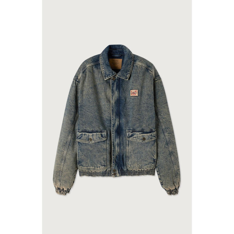 Camisa bomber con cuello redondo - Dirty Vintage - Hombre