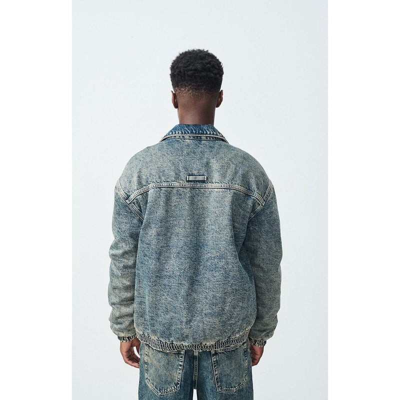 Camisa bomber con cuello redondo - Dirty Vintage - Hombre