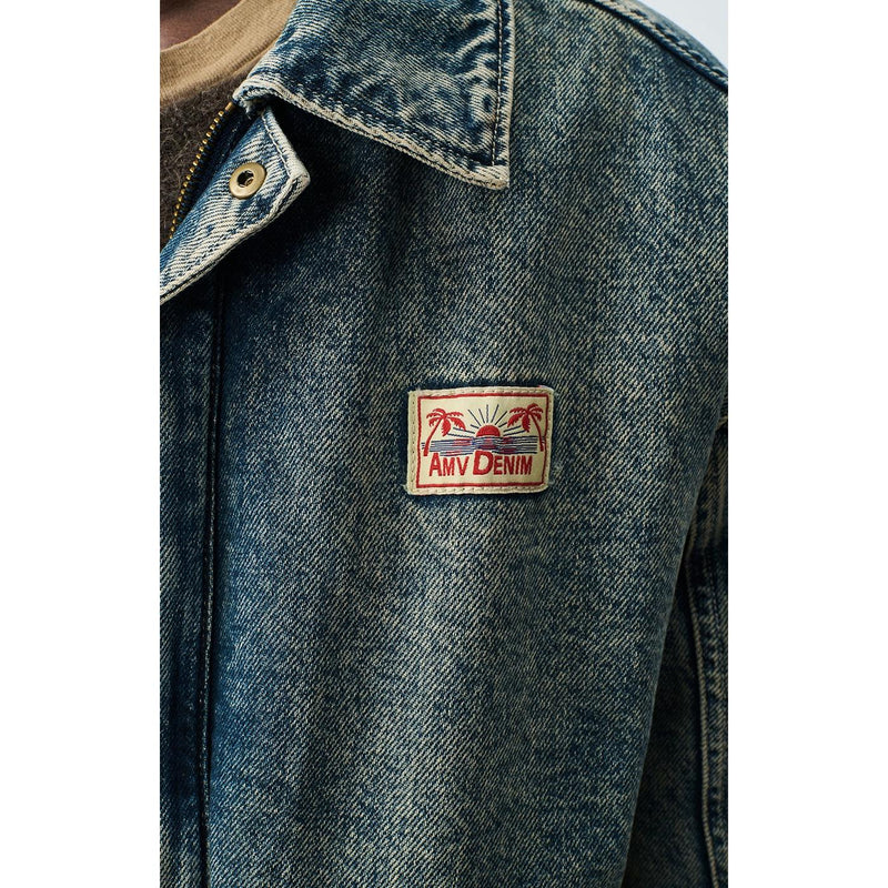 Camisa bomber con cuello redondo - Dirty Vintage - Hombre