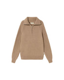 Jersey beige lana Otto sostenible - silueta 1