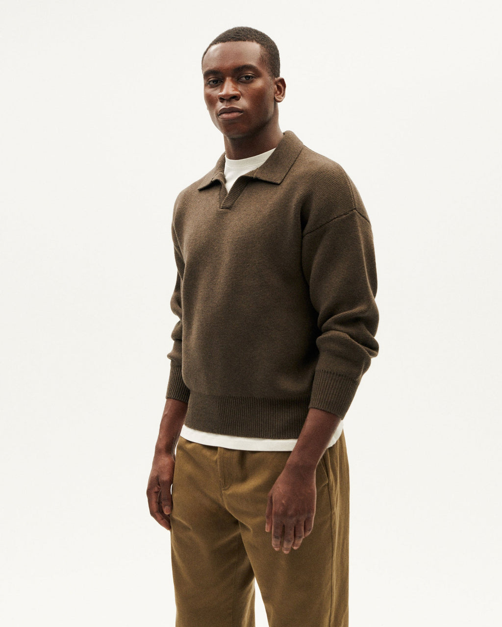 Aritz Wool Jumper - Khaki