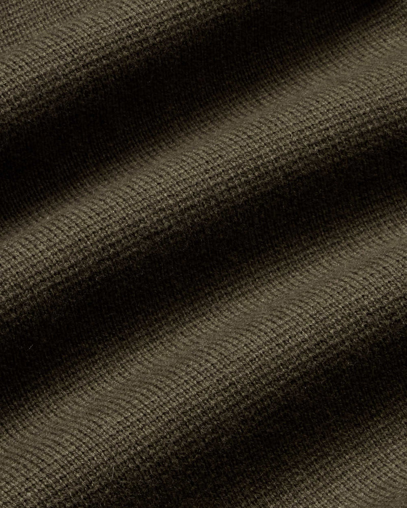 Jersey verde lana Aritz sostenible - silueta 3