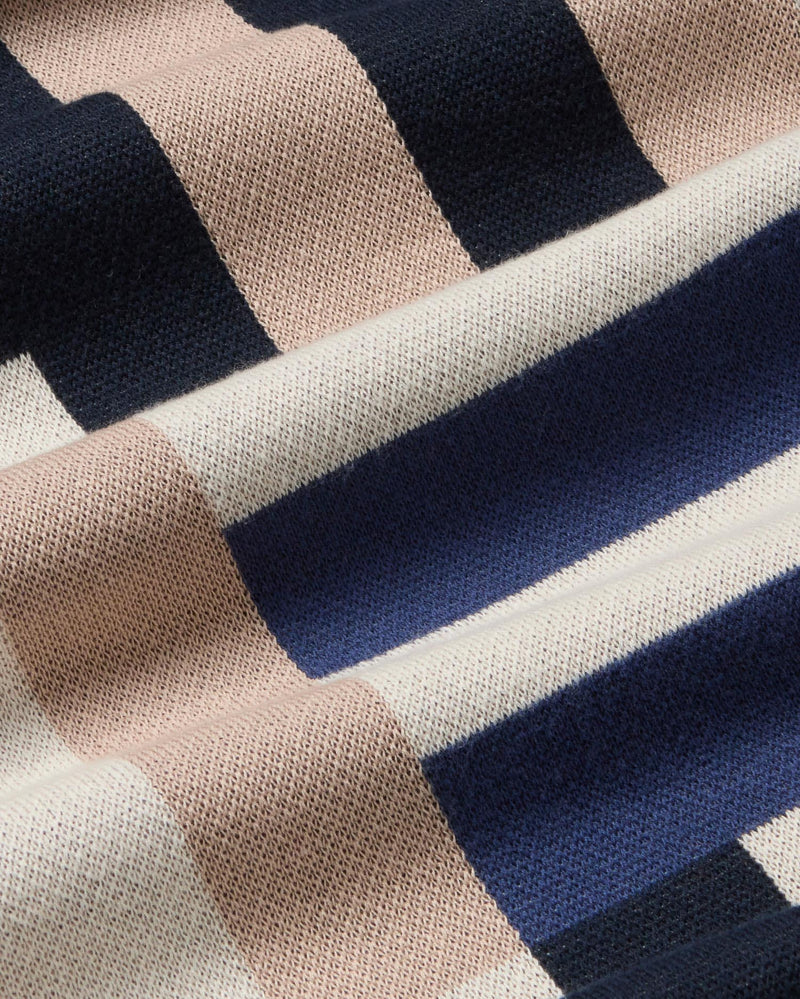 Jersey multicolor punto field Khem sostenible - silueta 1