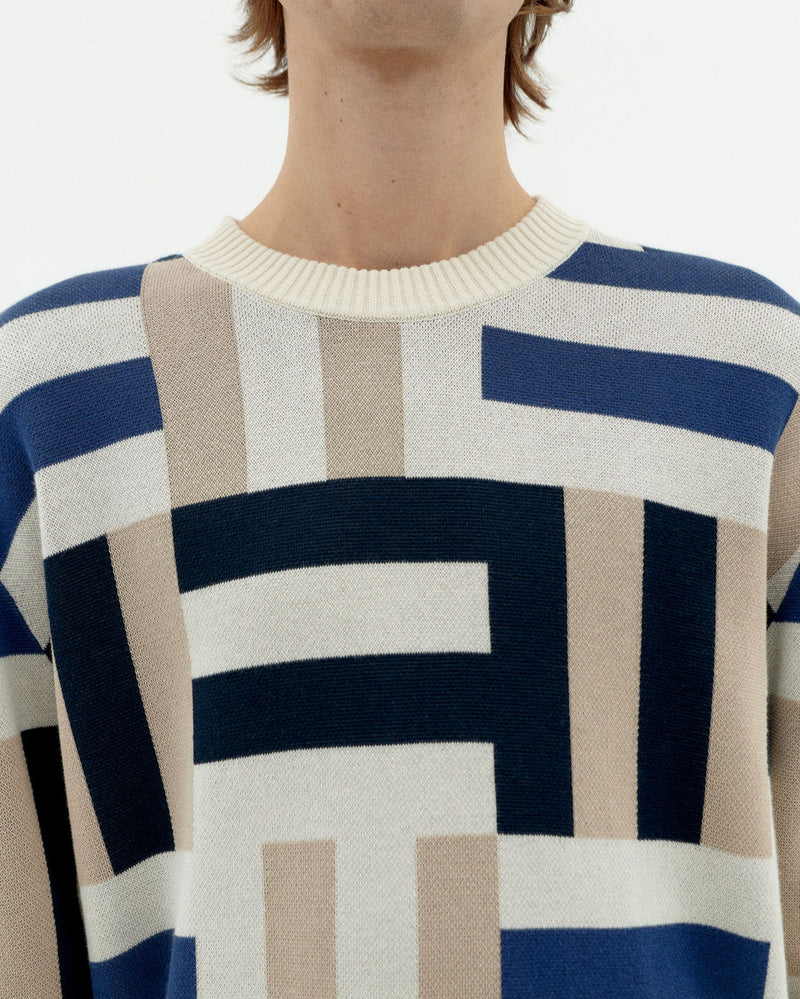 Jersey multicolor punto field Khem sostenible-3