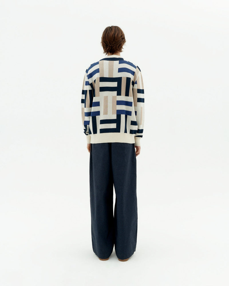 Jersey multicolor punto field Khem sostenible-4