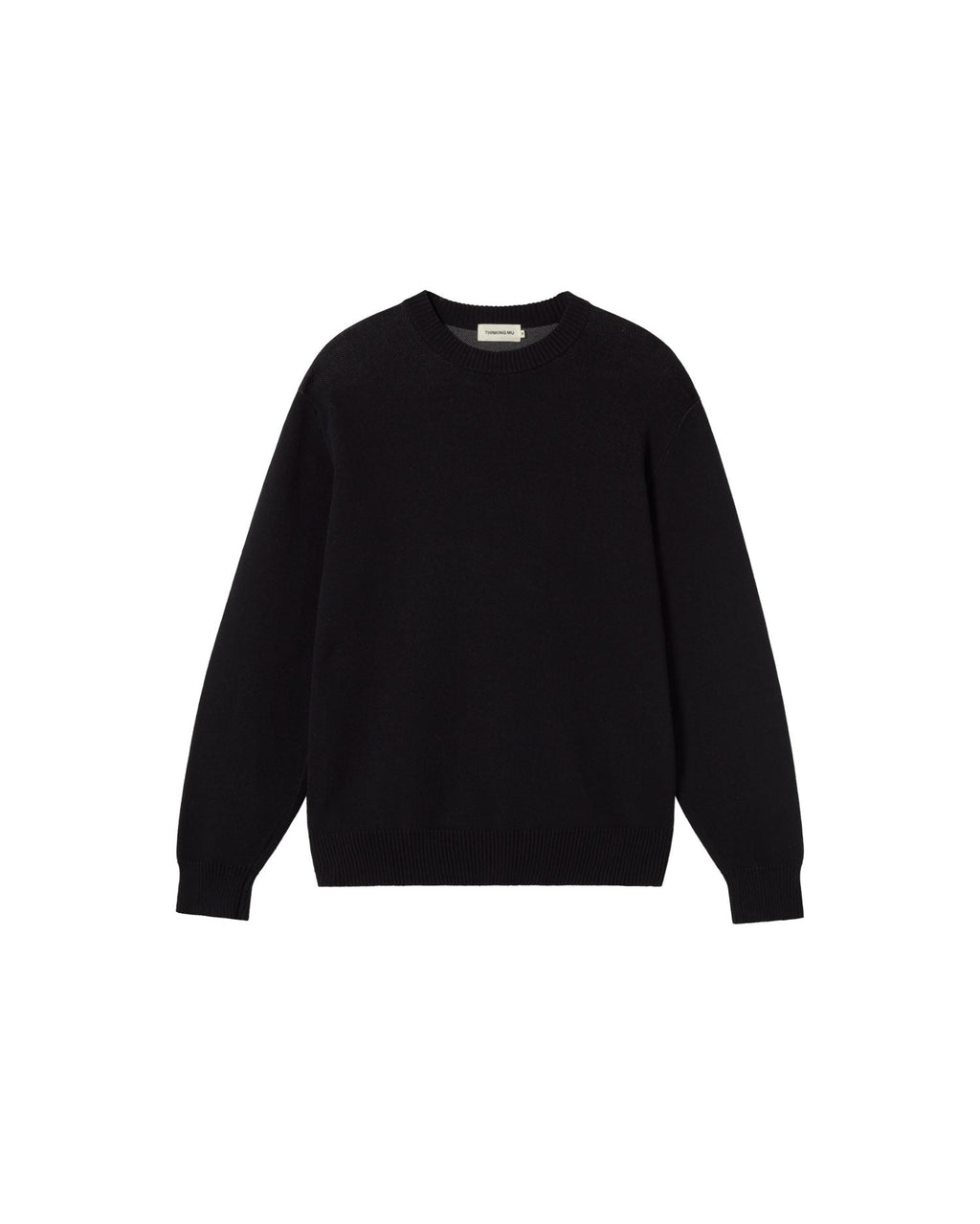 Jersey negro punto Khem sostenible - silueta 3