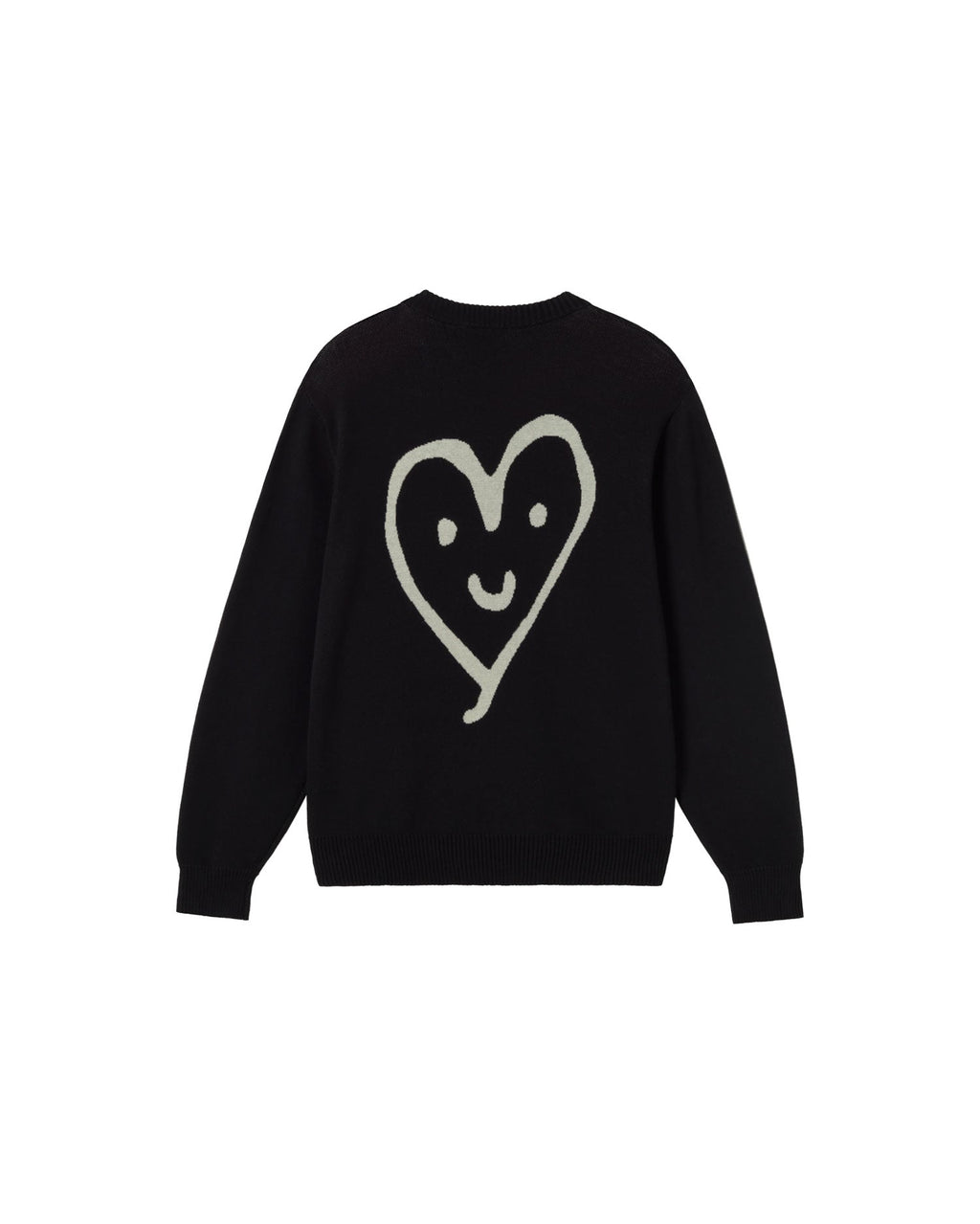 Jersey negro punto Khem sostenible - silueta 2