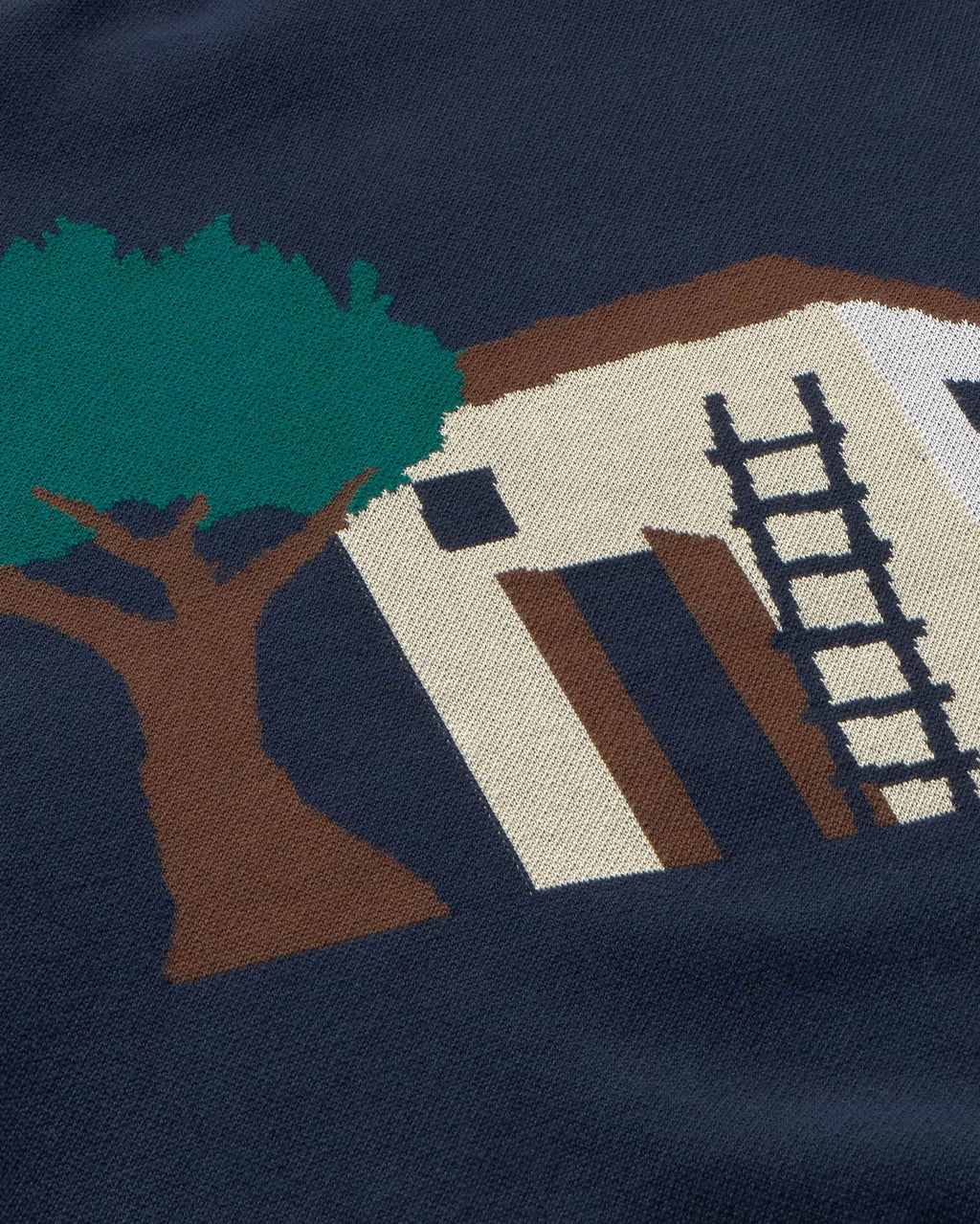 Seth sustainable waffle knit jumper silhouette - 3
