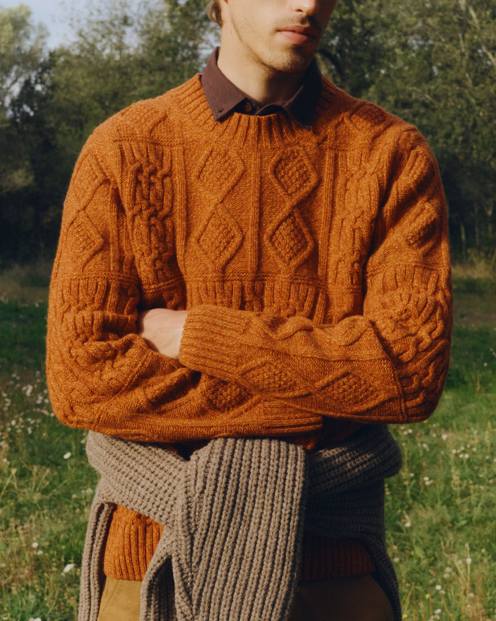 Wollpullover Rasta - Orange