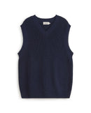 Chaleco relaxed punto Oliver sostenible silueta - 1