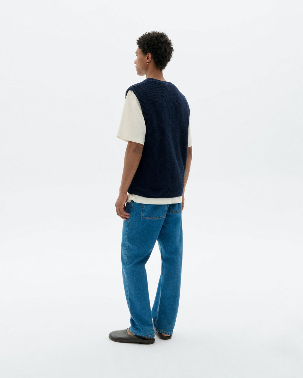 Oliver sustainable relaxed knit vest - 4