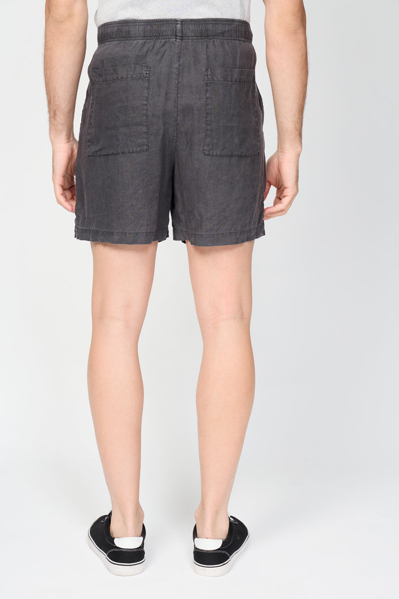 Lightweight Linen Short - Magma Pigment - Homme
