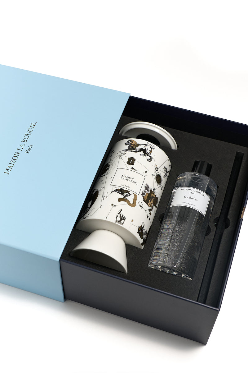 Diffuseur Les Etoiles - Noir & Blanc - Cassis & Musc blanc
