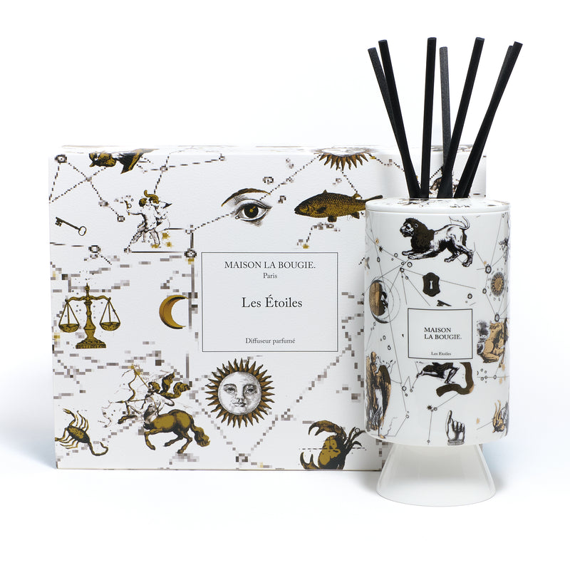 Diffuseur Les Etoiles - Noir & Blanc - Cassis & Musc blanc