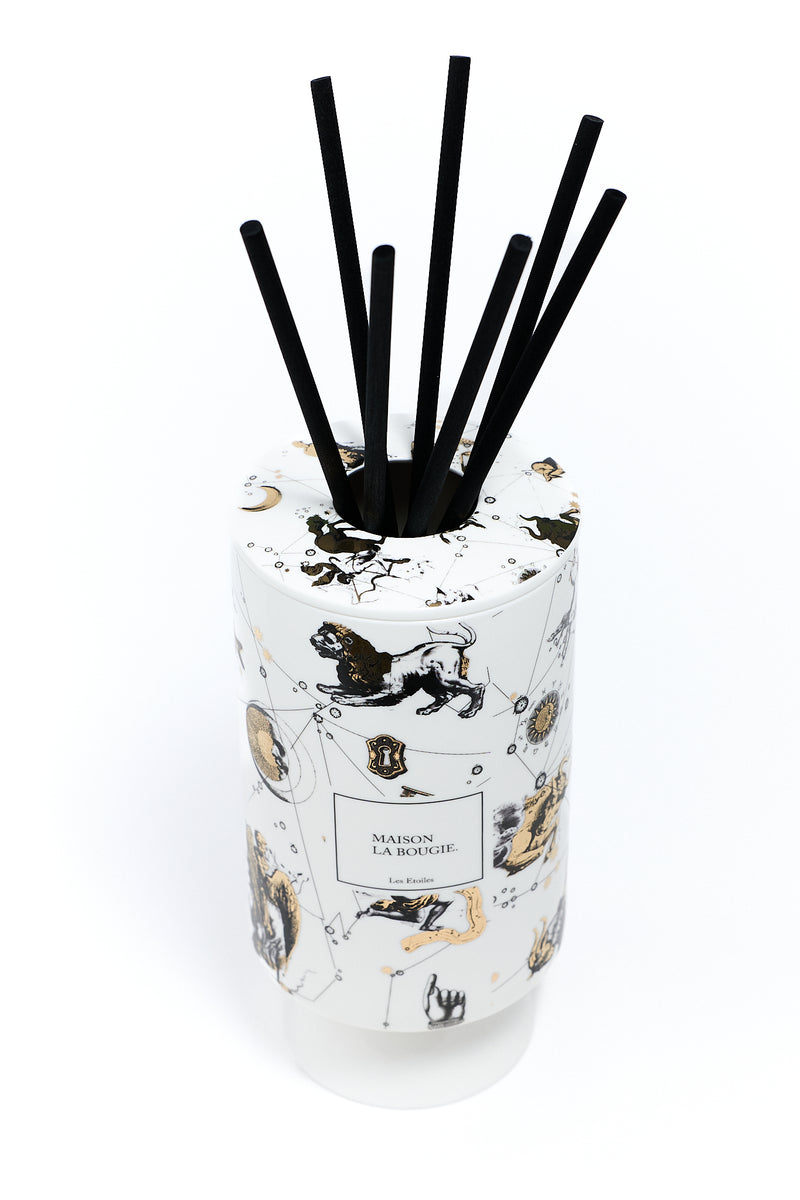 Diffuseur Les Etoiles - Noir & Blanc - Cassis & Musc blanc