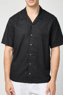 Camisa de doble capa S/S - Negro / Plata - Hombres