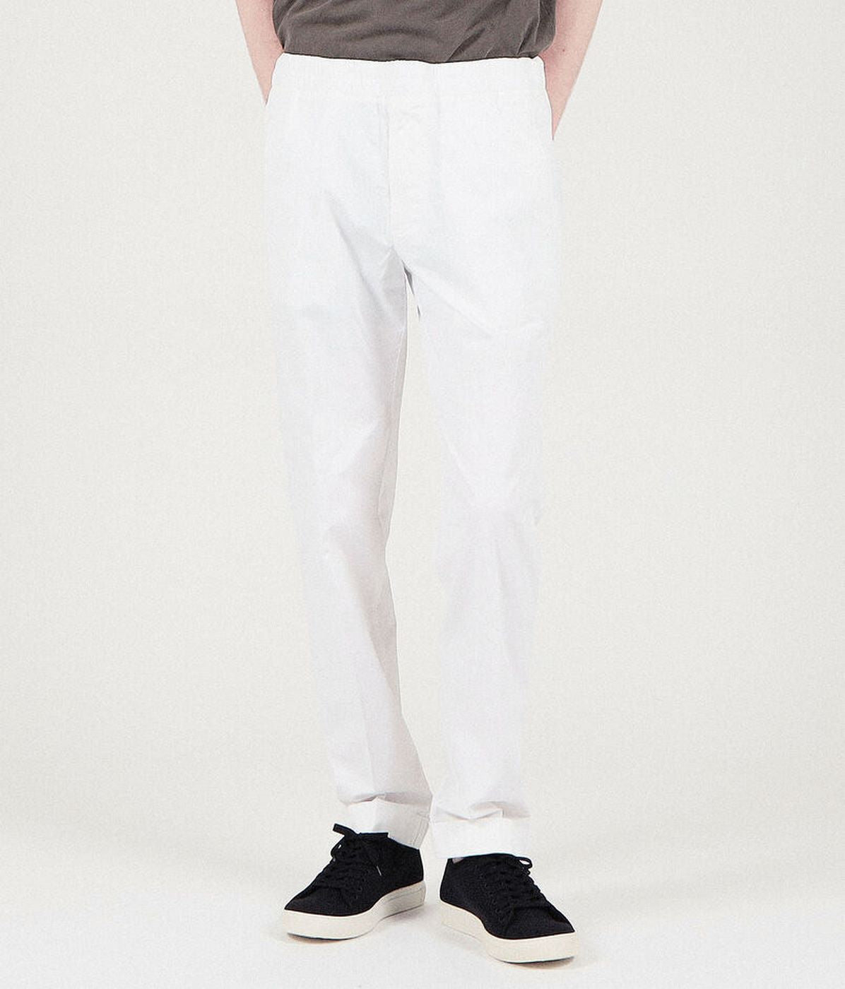 Pantalon À Revers - Blanc - Homme