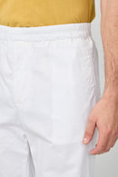 Pantalón con puños - Blanco - Hombre