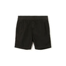 Short En Coton Et Lin Sur Mesure - Noir - Homme