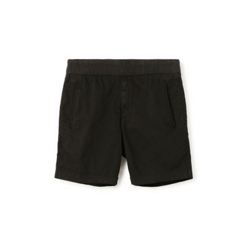 Short En Coton Et Lin Sur Mesure - Noir - Homme