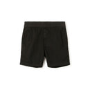 Shorts de algodón y lino hechos a medida - Negro - Hombre