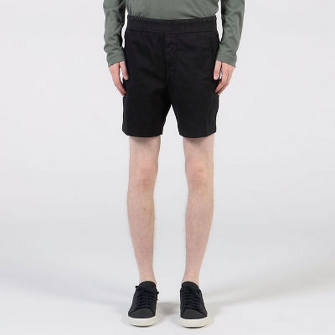 Tailored Cotton and Linen Shorts - Black - Men