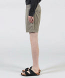 Shorts ajustados de algodón y lino - Silty Pigment - Hombre