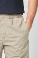 Shorts ajustados de algodón y lino - Silty Pigment - Hombre