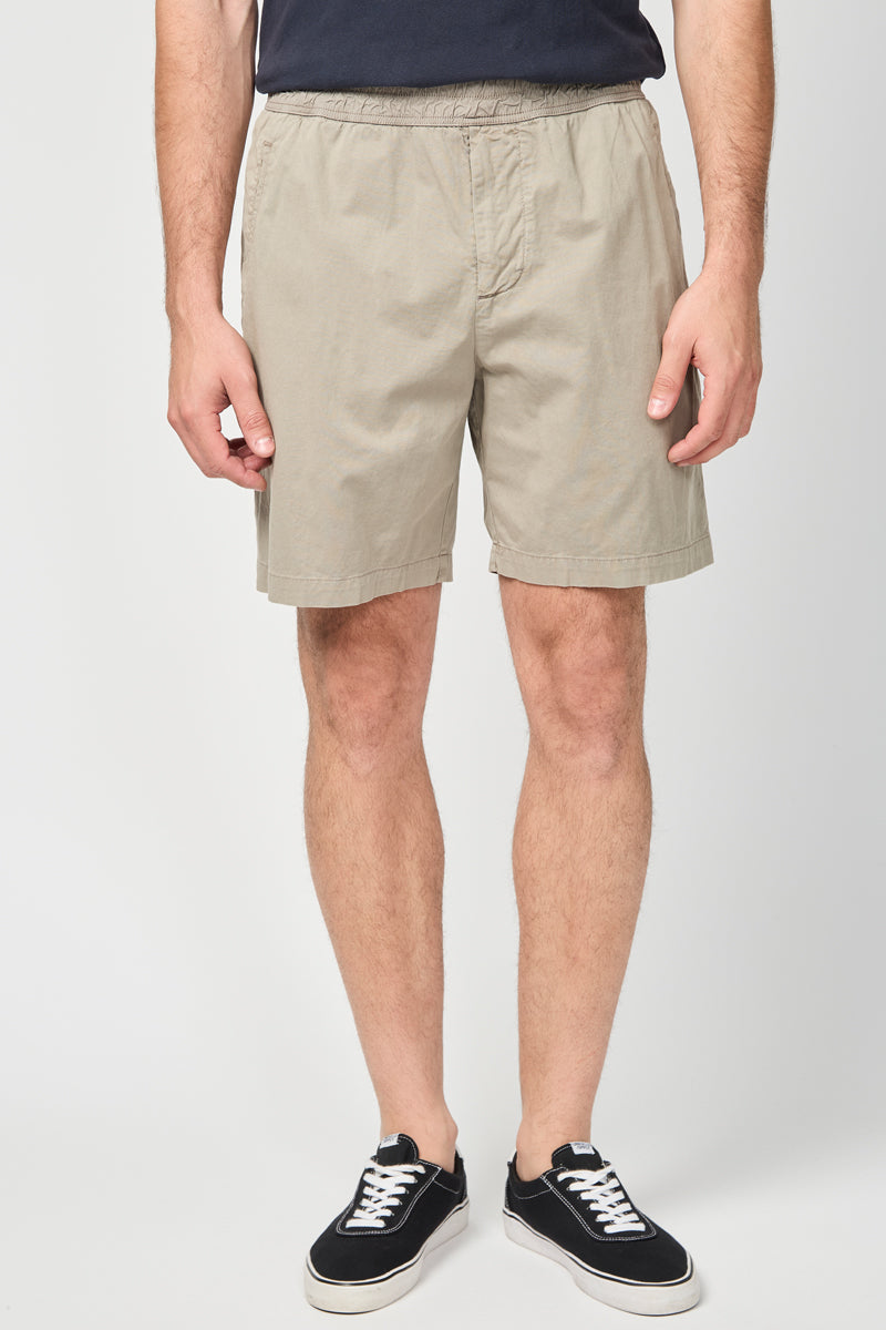 Shorts ajustados de algodón y lino - Silty Pigment - Hombre