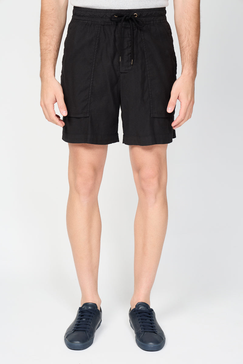 Short À Poches Plaquées - Noir - Homme