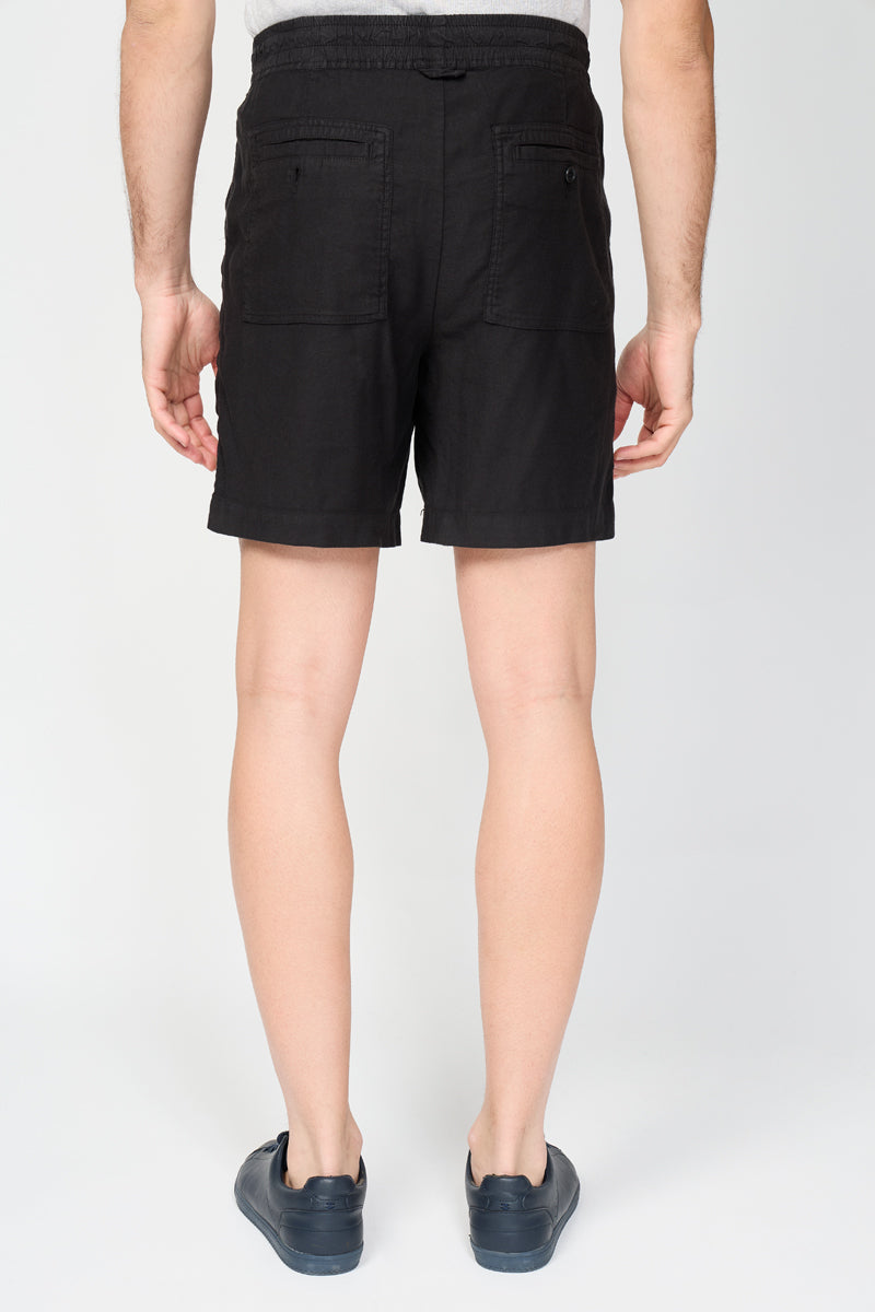 Short À Poches Plaquées - Noir - Homme