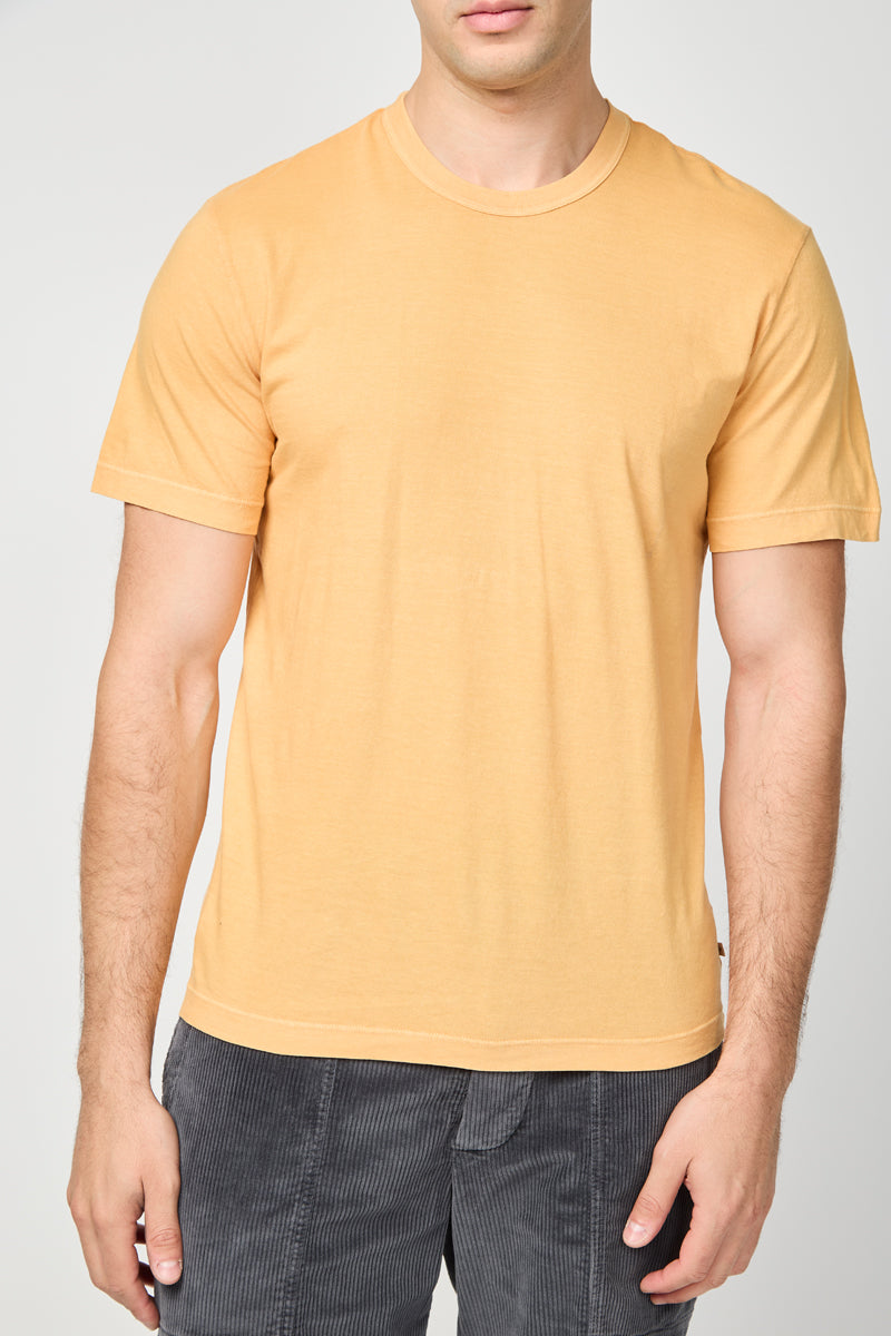 Short-Sleeved Crew-Neck T-Shirt - Apricot Pigment - Men