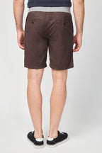 Short En Flanelle Imprimée Lt. Wt. - Bordeaux - Homme