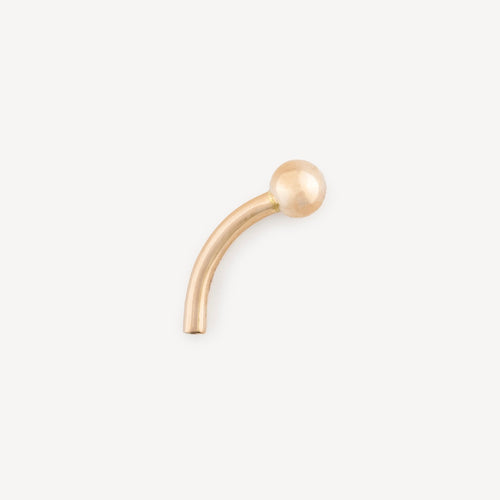 Piercing Tube Nombril 10Mm Or Rose