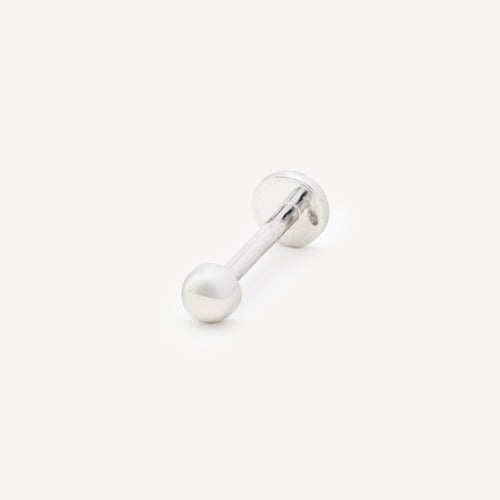Piercing Puce Boule Or Blanc
