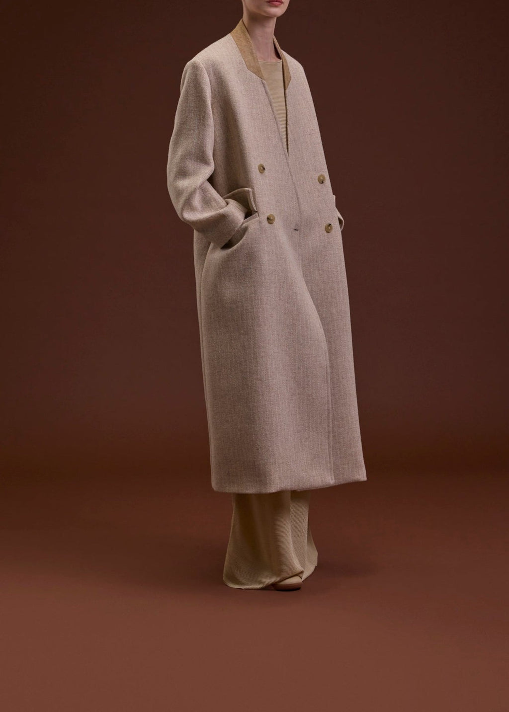 Margaux Lonnberg - Abrigo Fair Cream