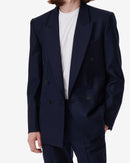 Veste De Costume En Laine Jian - Navy