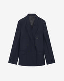 Veste De Costume En Laine Jian - Navy