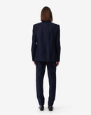 Veste De Costume En Laine Jian - Navy