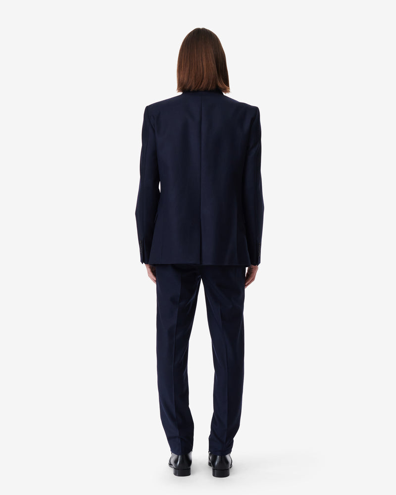 Veste De Costume En Laine Jian - Navy