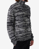 Pull Col Montant Bicolore Elliano - Black/White