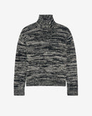 Pull Col Montant Bicolore Elliano - Black/White