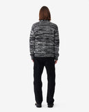 Pull Col Montant Bicolore Elliano - Black/White