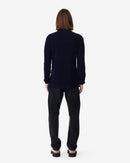 Pull Col Montant En Laine Madayan - Navy