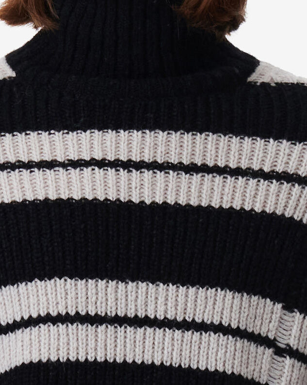 Pull Col Montant Destroy Omino - Black/Grey