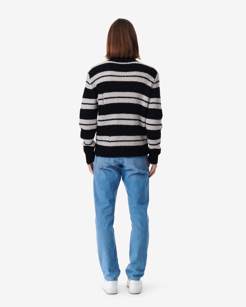 Pull Col Montant Destroy Omino - Black/Grey