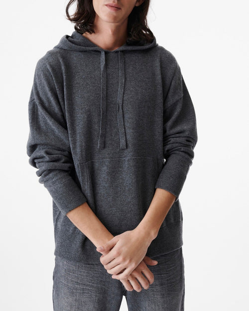 Sweat En Laine Melangée Posei - Dark Grey - Homme